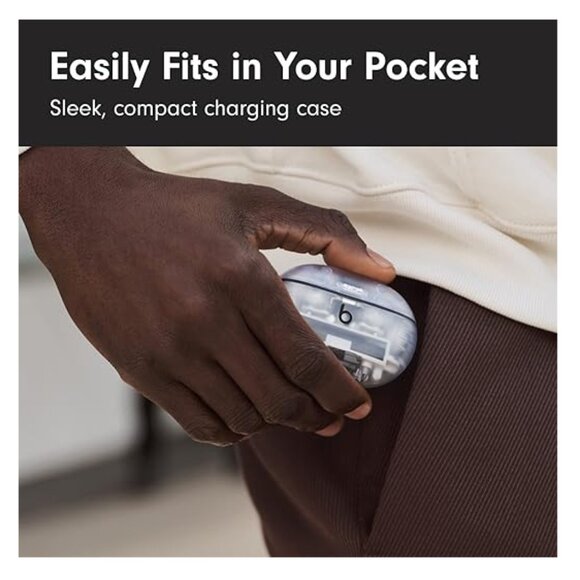 NEW Beats Studio Buds + | True Wireless Noise Cancelling Earbuds - Transparent - Picture 6 of 11